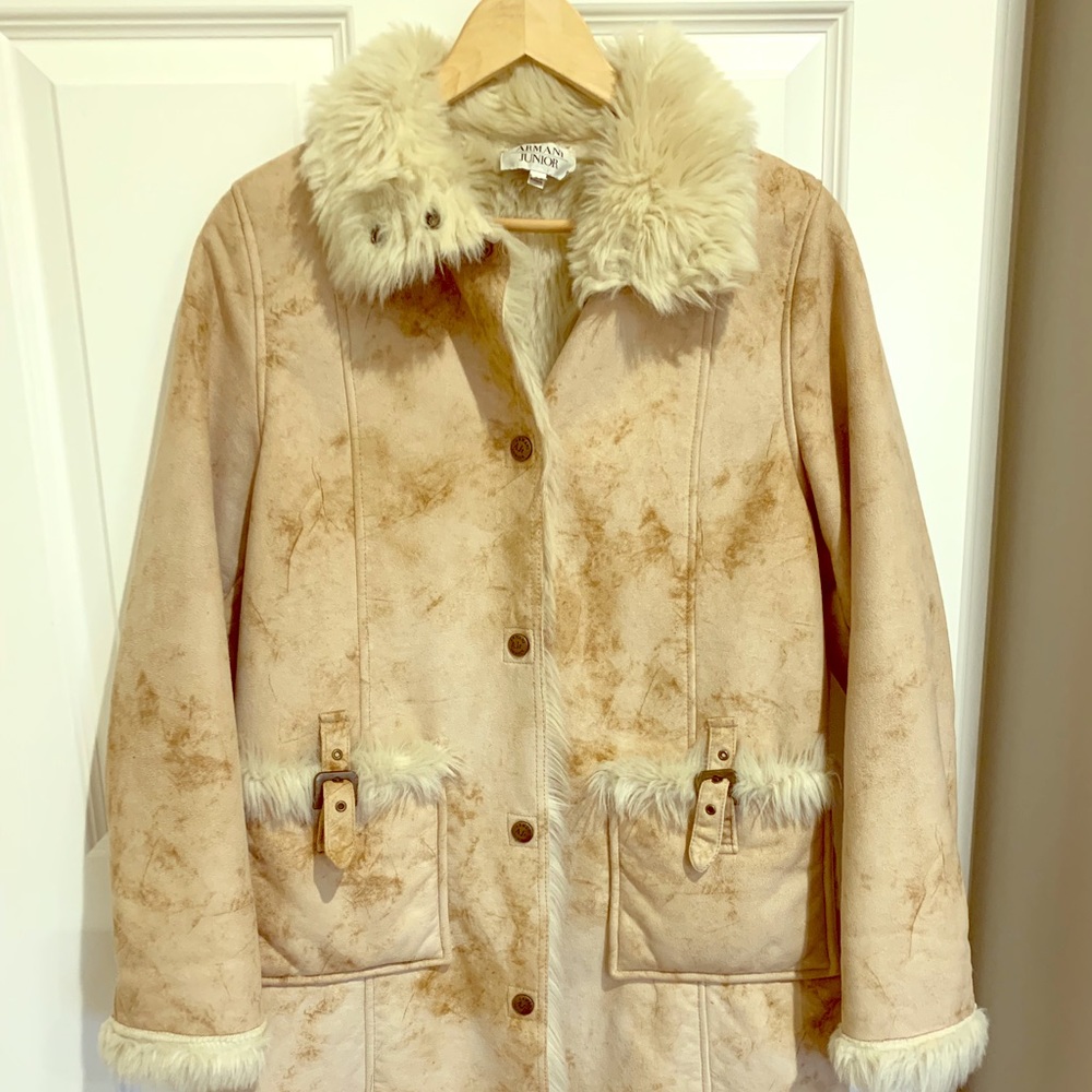 Armany Junior lambskin winter coat